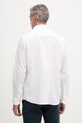 Oblečení Karl Lagerfeld košile pánská se lnem 562791.605084 bílá