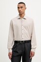 Karl Lagerfeld košile pánská bavlněná MODERN FIT béžová 562614.605000