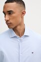Tommy Hilfiger koszula męska bawełniana z elastanem niebieski MW0MW42930