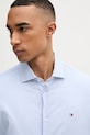 Tommy Hilfiger koszula męska bawełniana z elastanem niebieski MW0MW42930