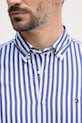Tommy Hilfiger koszula męska bawełniana MW0MW42440 niebieski