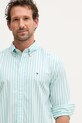 Tommy Hilfiger koszula męska bawełniana turkusowy MW0MW42440