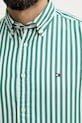 Tommy Hilfiger košulja za muškarce od pamuka MW0MW42440 zelena