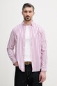 Tommy Hilfiger koszula męska bawełniana różowy MW0MW42441