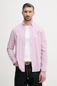 Tommy Hilfiger koszula męska bawełniana różowy MW0MW42441