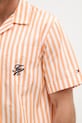 Tommy Hilfiger košile pánská bavlněná SUMMER MW0MW42986 oranžová