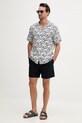 Tommy Hilfiger košile pánská se lnem SUMMER MW0MW42987 námořnická modř SS26