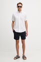 Детска риза с лен U.S. Polo Assn. LINEN BLEND SS MUP3254 бял SS26