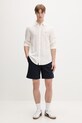 Tommy Jeans риза мъжка с лен DM0DM22761 бежов SS26