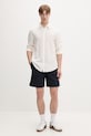 Tommy Jeans риза мъжка с лен DM0DM22761 бежов SS26