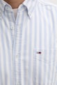 Tommy Jeans košile pánská bavlněná DM0DM22790 modrá