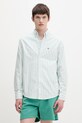 Tommy Jeans koszula męska bawełniana zielony DM0DM22790
