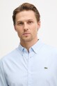 Lacoste koszula męska bawełniana niebieski CH2433