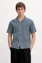 Guess Jeans πουκάμισο ανδρικό βαμβακερό μπλε M6GHB6.D8381