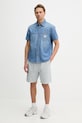 Guess Jeans koszula męska jeansowa M6GH09.D5NY3 niebieski SS26