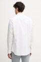 Ρούχα BOSS Πουκάμισο Ανδρικό βαμβακερό με ελαστάν JOE 50560583 λευκό