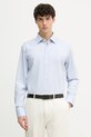 BOSS koszula męska bawełniana z elastanem JOE niebieski 50560583