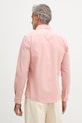 Ρούχα BOSS πουκάμισο oxford Ανδρικό βαμβακερό ROAN 50555920 ροζ