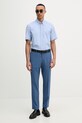 BOSS košeľa pánska bavlnená LIAM 50560404 modrá SS26