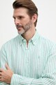 BOSS srajca moška lanena LIAM zelena 50560595