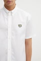 Kenzo Shirt SC koszula bawełniana męska biały FG55CH1099LI