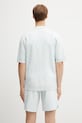 Odzież Filling Pieces Resort Shirt koszula z wiskozą męska 412671500325.294 niebieski