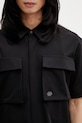Filling Pieces Drapy koszula męska z wiskozą czarny 412655501295.130