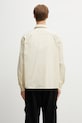 Odzież Filling Pieces Zip Shirt koszula bawełniana męska 412621501294.296 żółty