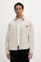 Dickies košeľa pánska bavlnená béžová DK0A889SL441