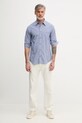 Armani Exchange Košeľa pánska bavlnená XM002113.AF22549 modrá SS26