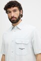 Armani Exchange košeľa pánska bavlnená modrá XM002266.AF22638