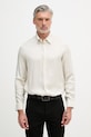 Armani Exchange košeľa pánska z viskózy béžová XM002280.AF13235