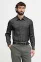 Armani Exchange camicia da uomo in viscosa nero XM002280.AF13235