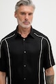 Armani Exchange Košeľa pánska z viskózy čierna XM002814.AF13235
