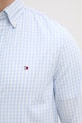 Tommy Hilfiger koszula męska bawełniana MW0MW42445 niebieski