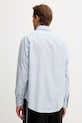 Ρούχα HUGO Blue πουκάμισο ανδρικό βαμβακερό Ebalto 50560734 μπλε