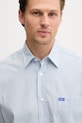 HUGO Blue πουκάμισο ανδρικό βαμβακερό Ebalto μπλε 50560734