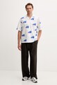 HUGO Blue πουκάμισο ανδρικό βαμβακερό Eligino 50561691 λευκό SS26