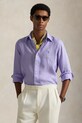 Ленена риза Polo Ralph Lauren LINEN V1-CUBDPPCS изчистен виолетов 710966294501