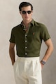 Polo Ralph Lauren koszula lniana LINEN V1-CUBDPPCS gładkie zielony 710968912002
