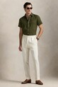 Odzież Polo Ralph Lauren koszula lniana LINEN V1-CUBDPPCS 710968912002 zielony