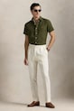 Odzież Polo Ralph Lauren koszula lniana LINEN V1-CUBDPPCS 710968912002 zielony