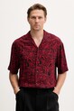 HUGO koszula męska z wiskozy Espino czerwony 50560596