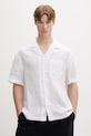HUGO рубашка для мужчин из льна Exolino белый 50561715