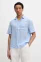 HUGO сорочка чоловіча лляна Exolino блакитний 50561715