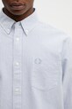 Fred Perry koszula bawełniana niebieski M1768