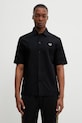 Fred Perry koszula bawełniana bawełna czarny M2438