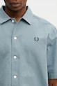 Fred Perry koszula bawełniana niebieski M2445