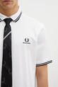 Fred Perry x Kris Van Assche koszula bawełniana męska SM2110 biały