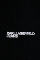 Karl Lagerfeld Jeans kardigán pánsky bavlnený B2M18028 čierna